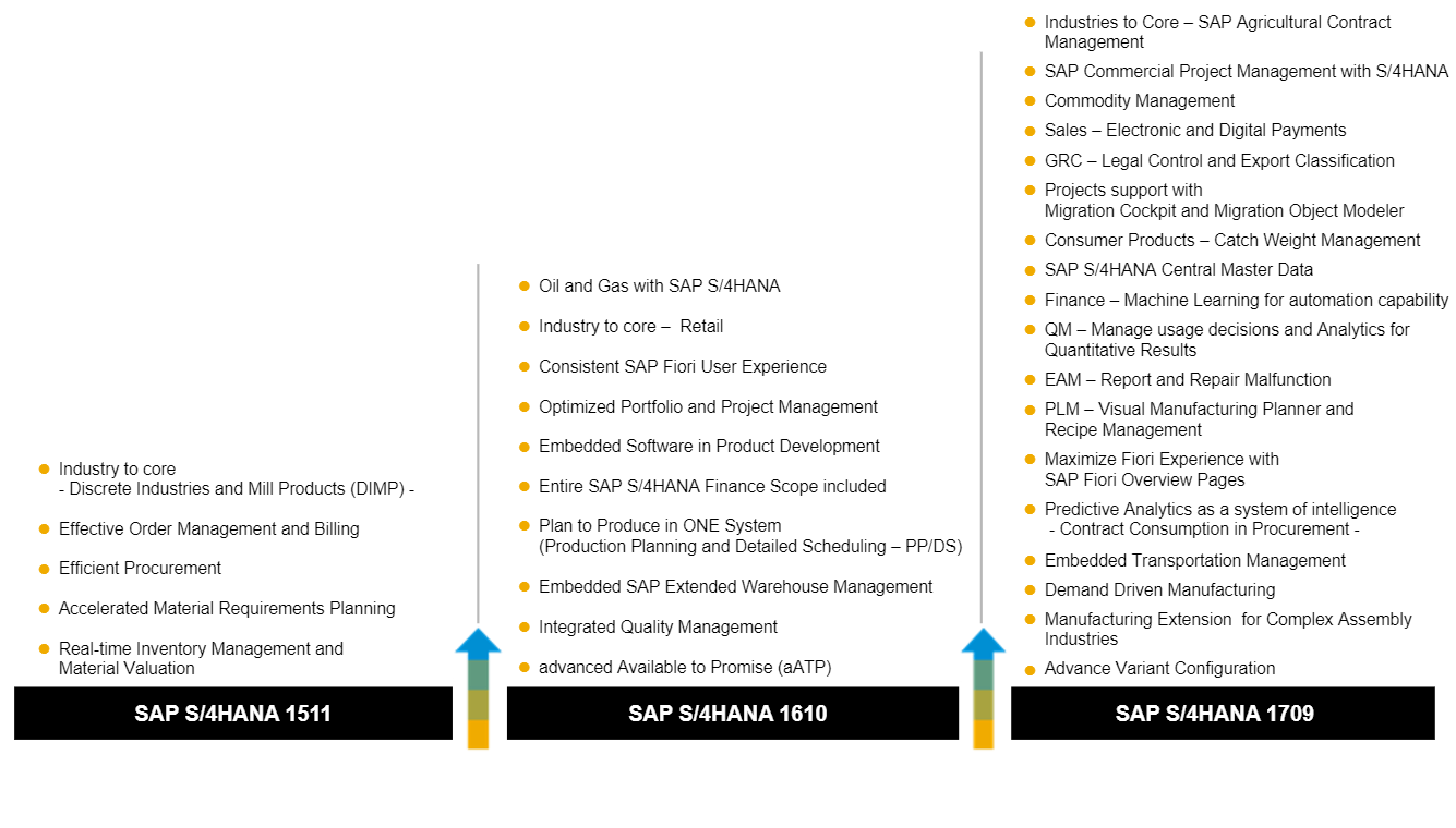 SAP S4 HANA version