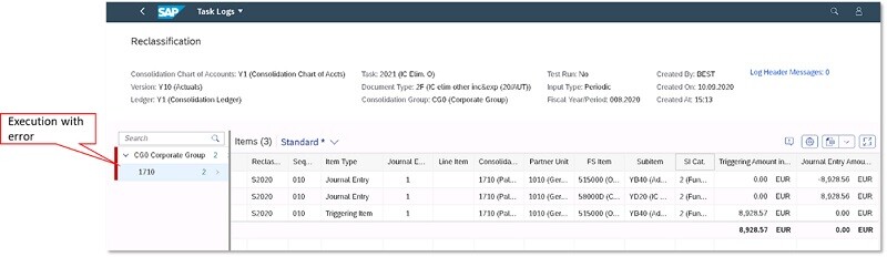 SAP system