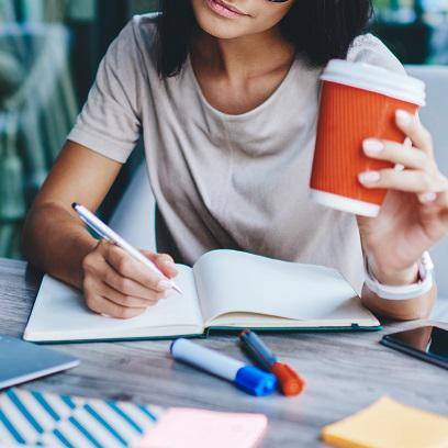 Woman working