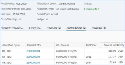 SAP S/4HANA screenshot