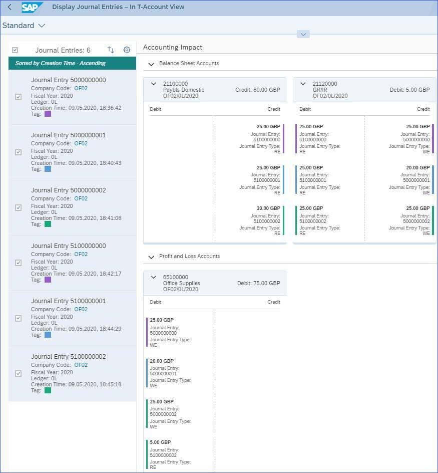 SAP System Screenshot