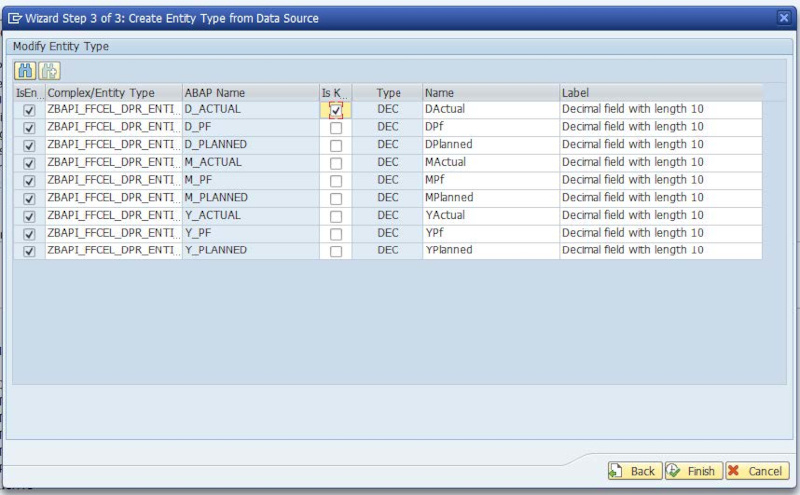 Specify Key Column