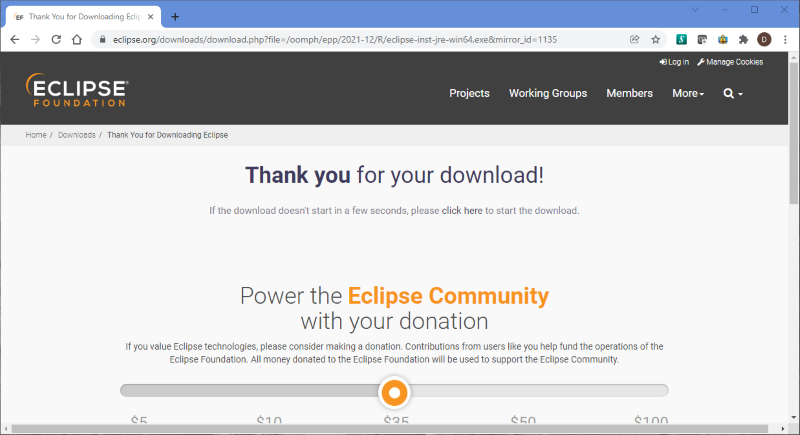 Install Eclipse IDE