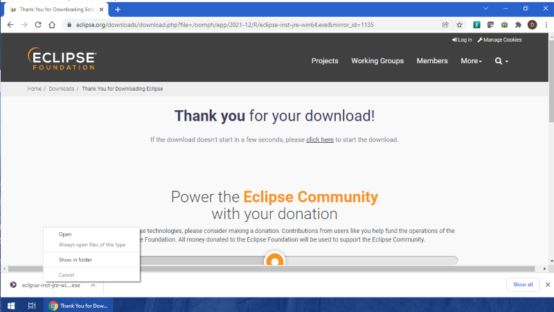 Install Eclipse IDE