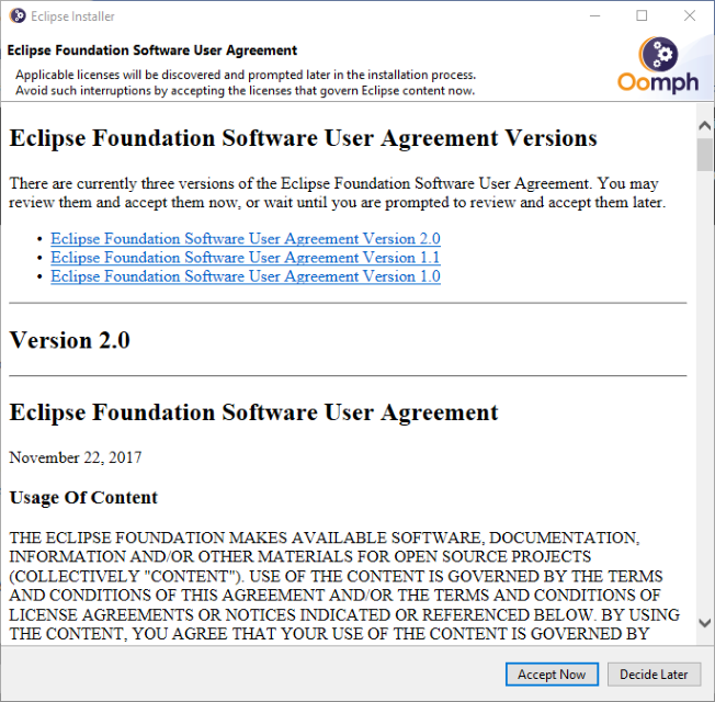 Install Eclipse IDE