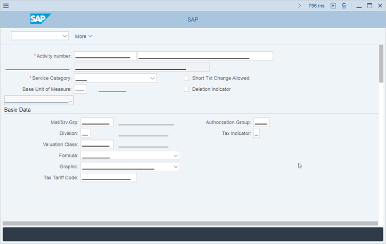 Figure 3AC01: Service creation transaction