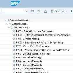 SAP S/4HANA Transaction Codes